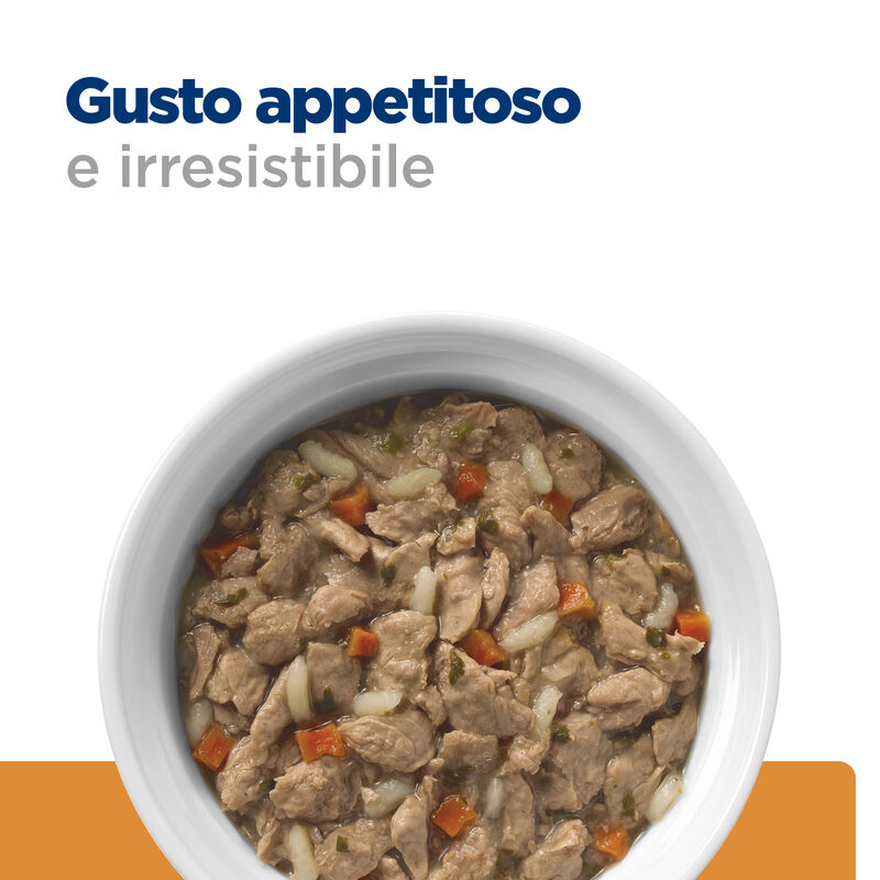 Hill's Prescription Diet Cat k/d + Mobility spezzatino con pollo e verdure aggiunte 82gr