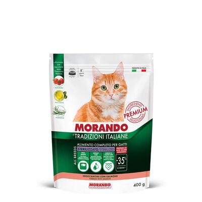 Morando Tradizioni Italiane Cat Adult Steril con Salmone 400gr