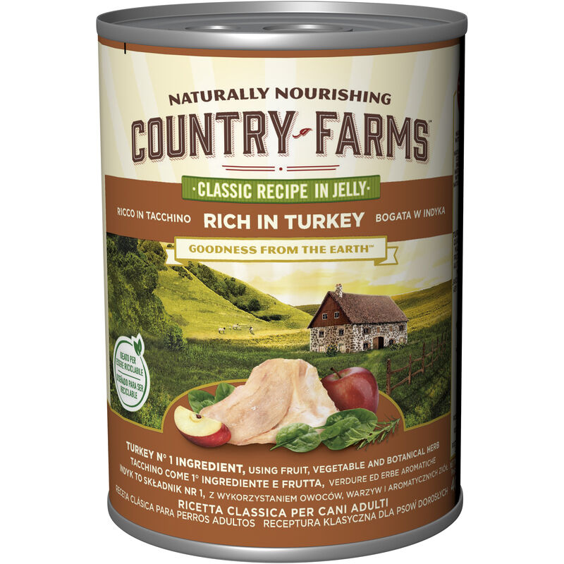 Purina Country Farms Dog Adult con Tacchino 400 gr