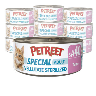 Petreet Vellutate Cat Sterilized Tonno 70 gr sA40