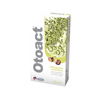 I.c.f Otoact Detergente Auricolare per cani e gatti 100 ml