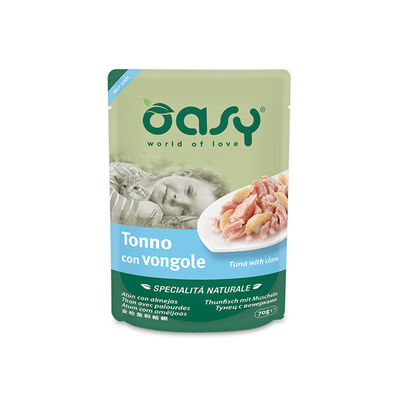 Oasy Cat Adult Tonno con Vongole Busta 70 gr