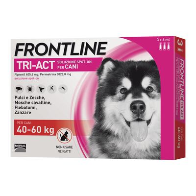 Frontline Tri-act 40-60 kg 3 pipette