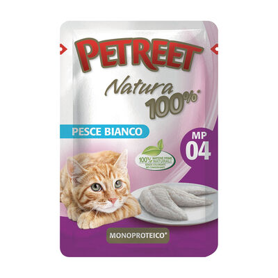 Petreet Cat 100% monoproteico pesce bianco 70g