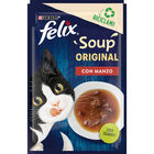 Felix Soup Cat Adult Manzo 48 gr image number 0