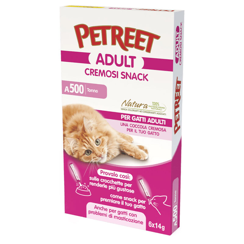 Petreet Natura Cremosi snack Tonno 6x14 gr