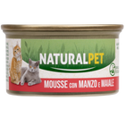Naturalpet Cat Adult Mousse Manzo e Maiale 85g image number 0