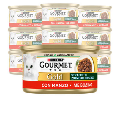 Gourmet Gold con Sfilaccetti di Manzo 85gr