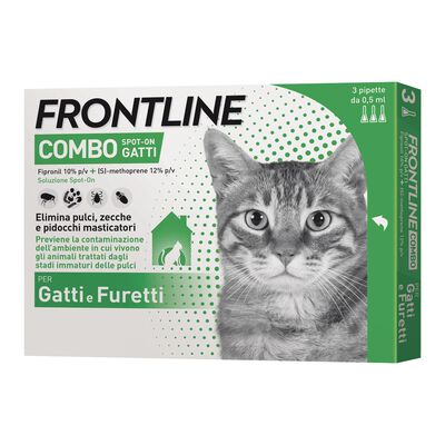 Frontline Combo Spot-On gatti e furetti 3 pipette