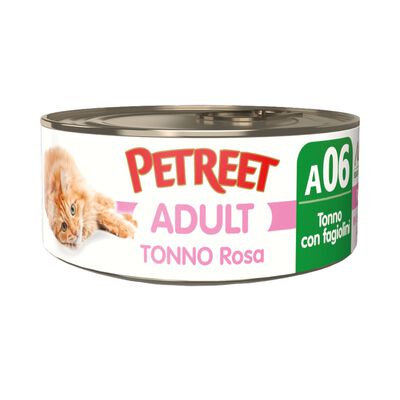Petreet Cat Tonno rosa Tonno con fagiolini 140 gr