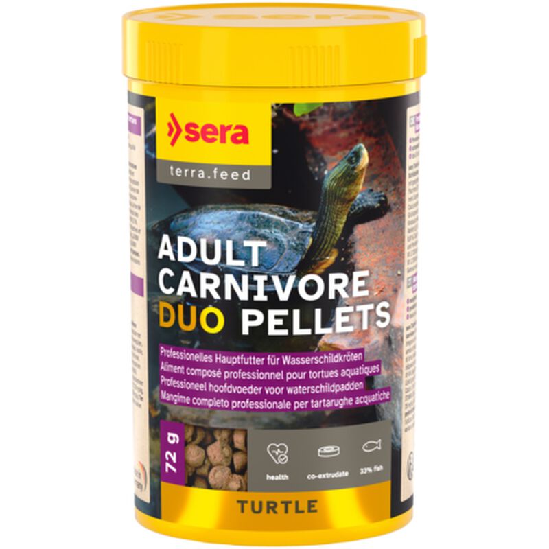 Sera Turtle Pellet per tartarughe acquatiche 72gr 250ml