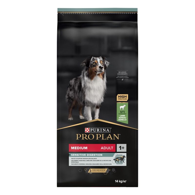 Purina Pro Plan Dog Adult Medium Sensitive Digestion Agnello 14 kg