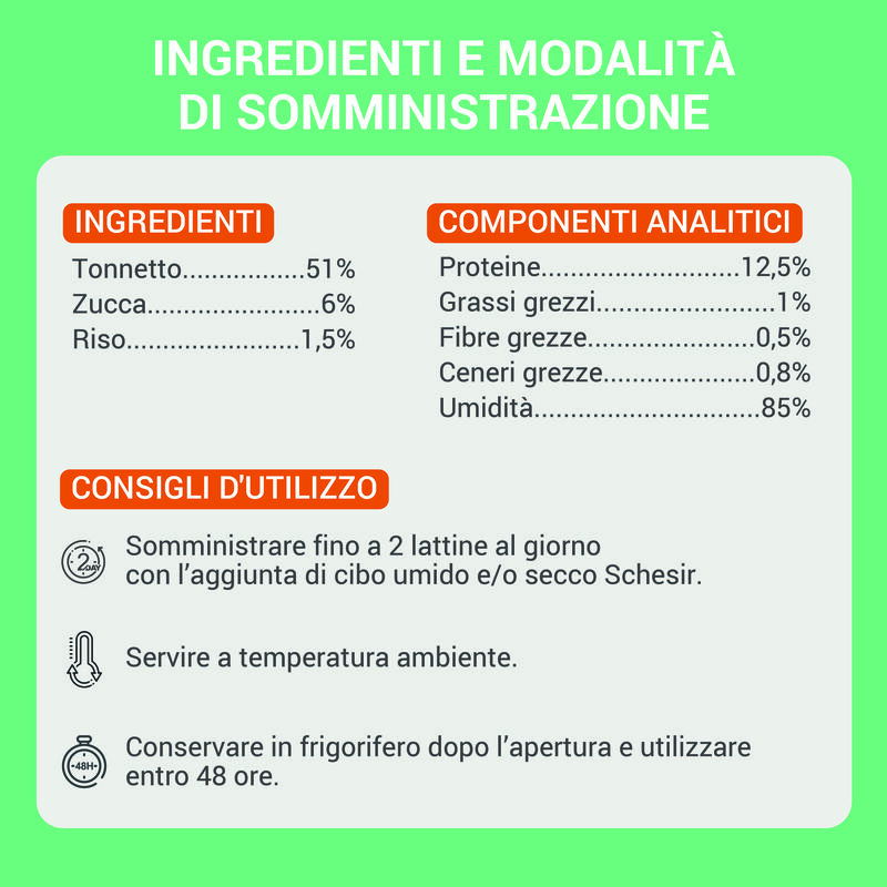 Schesir Cat Tonnetto con Zucca in brodo 70 gr