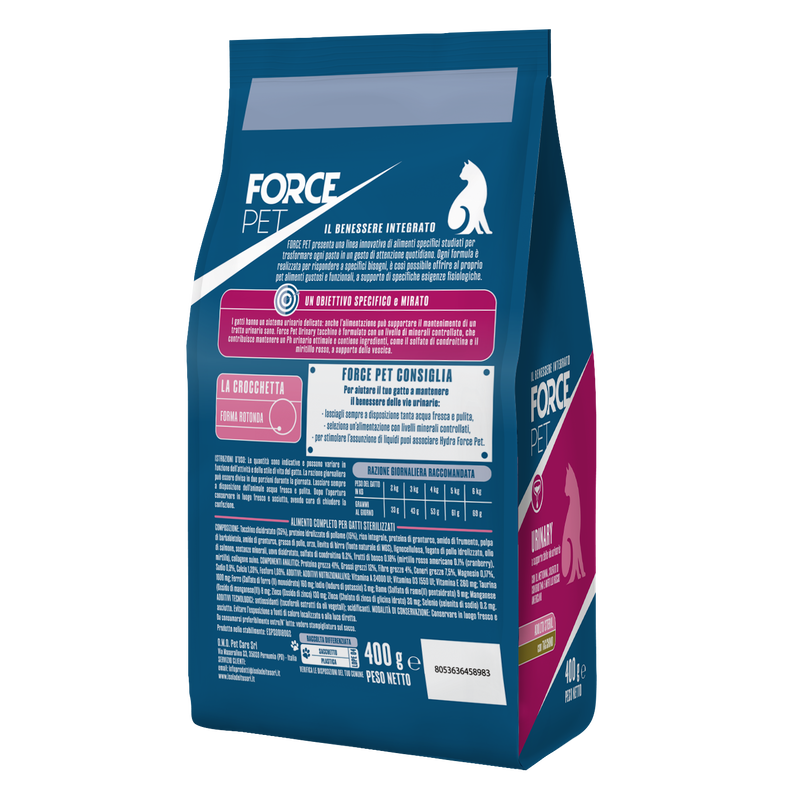 Forcepet Cat Adult Steril Urinary con tacchino 400gr