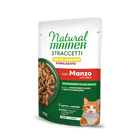 Natural Trainer Straccetti con Manzo Tratto Urinario per Gatti Steril 70gr