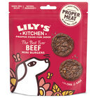 Lily's Kitchen Dog Adult Snack The Best Ever Beef Mini Burgers, Manzo 70 gr