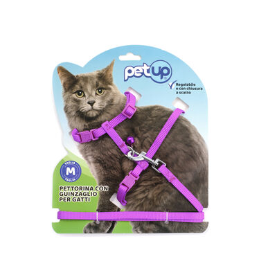 Petup Pettorina con Guinzaglio 10mm Blu