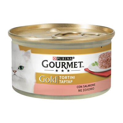Gourmet Gold Tortini Cat Adult  con Salmone 85 gr
