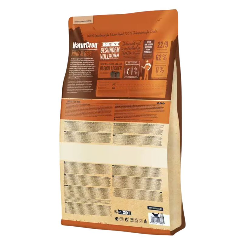 Happy Dog NaturCroq Manzo e riso 4 kg