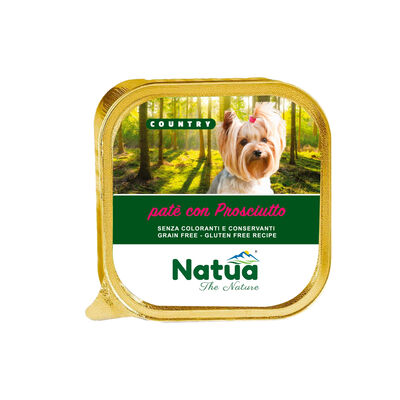 Natua Country Dog Adult Paté con prosciutto 100 gr