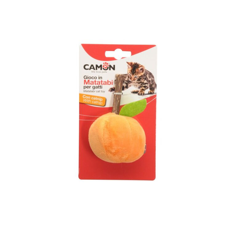 Camon Gioco Gatto frutta in poliestere e matatabi con catnip