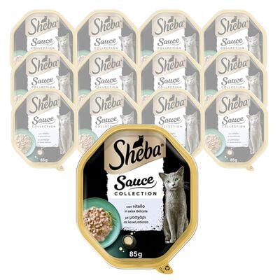 Sheba Cat Sauce Collection Vitello in salsa 85gr