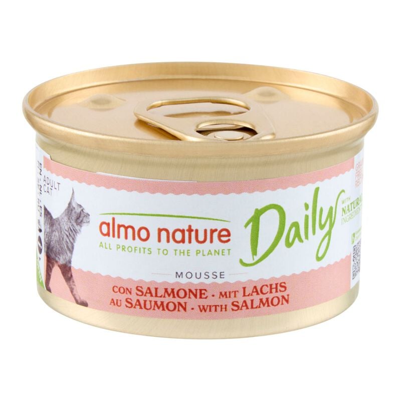 Almo Nature Daily Cat Adult Mousse Salmone 85g  Almo Nature Daily Cat Adult Mousse Salmone 85g