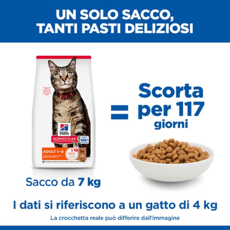 Hill's Science Plan Cat Adult con Agnello 7 kg