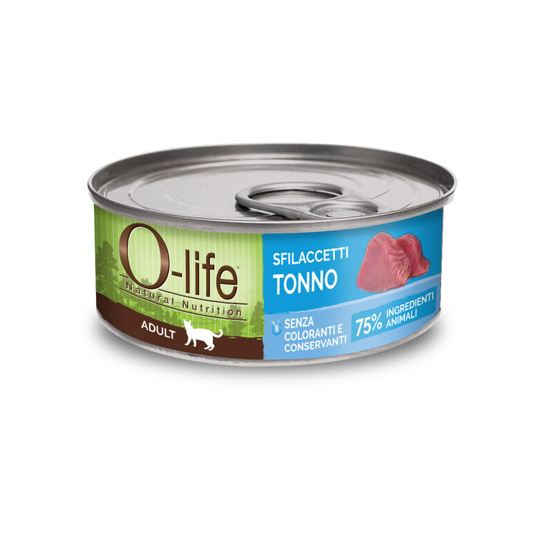 O-life Cat Adult Sfilaccetti di Tonno 70 gr