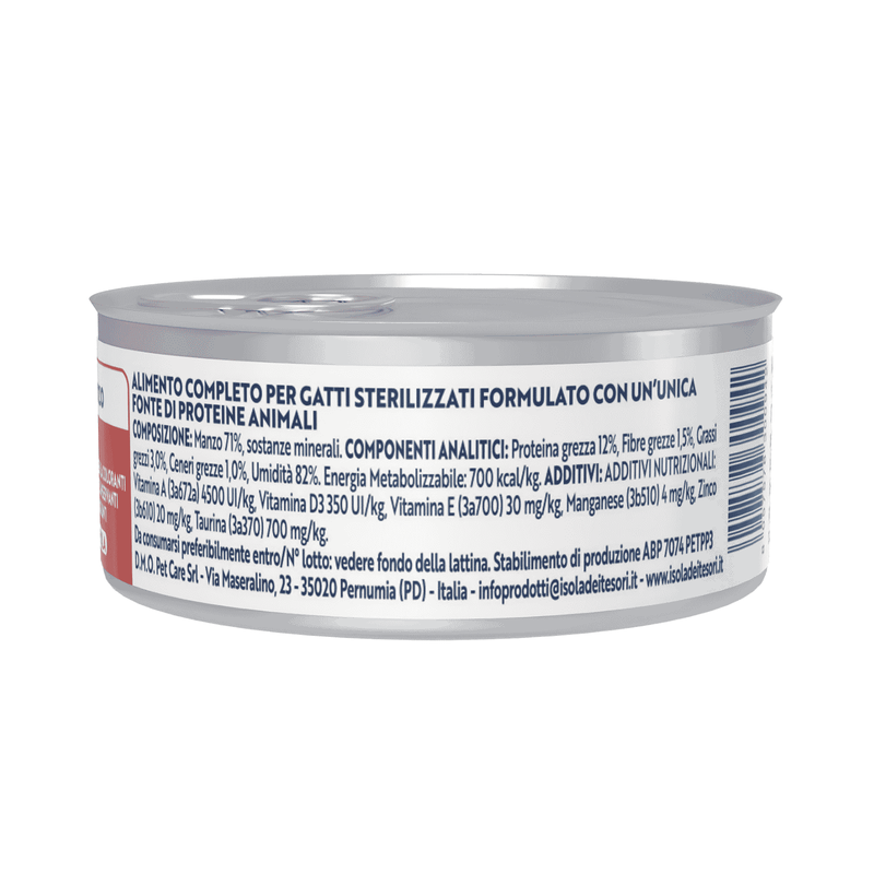 Monopro Cat Steril Sfilacci Manzo 70gr