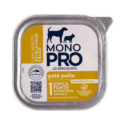 Monopro Dog All Breeds Paté Pollo 150gr