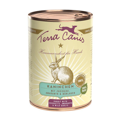 Terra Canis Dog Classic Coniglio con Zucchino, Amaranto e Aglio orsino 400 gr