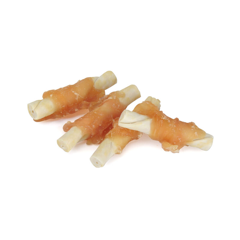 Camon Snack Ossicini di Pelle Bovina con Pollo 10 pz 80 gr