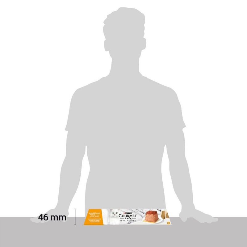 Gourmet Revelation Cat Mousse con Pollo 4 x 57 gr