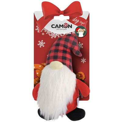 Camon gioco cane Gnomi di Natale in peluche 20 cm
