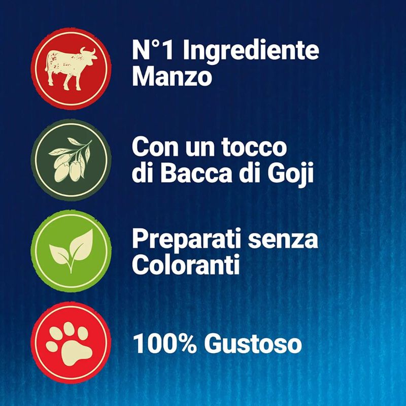 Felix Naturally Delicious Cat Snack con Manzo e Bacche di Goji 50 gr