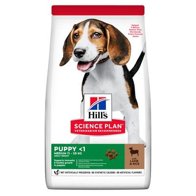 Hill's Science Plan Dog Puppy Medium con Agnello e Riso 2,5 kg