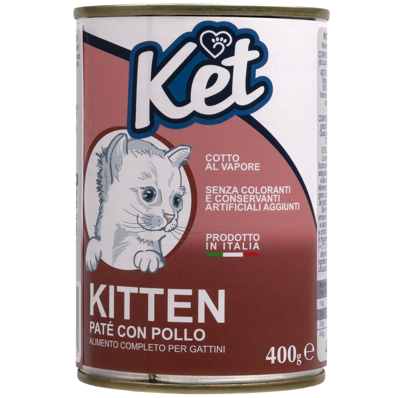 Ket Kitten Paté con Pollo 400gr
