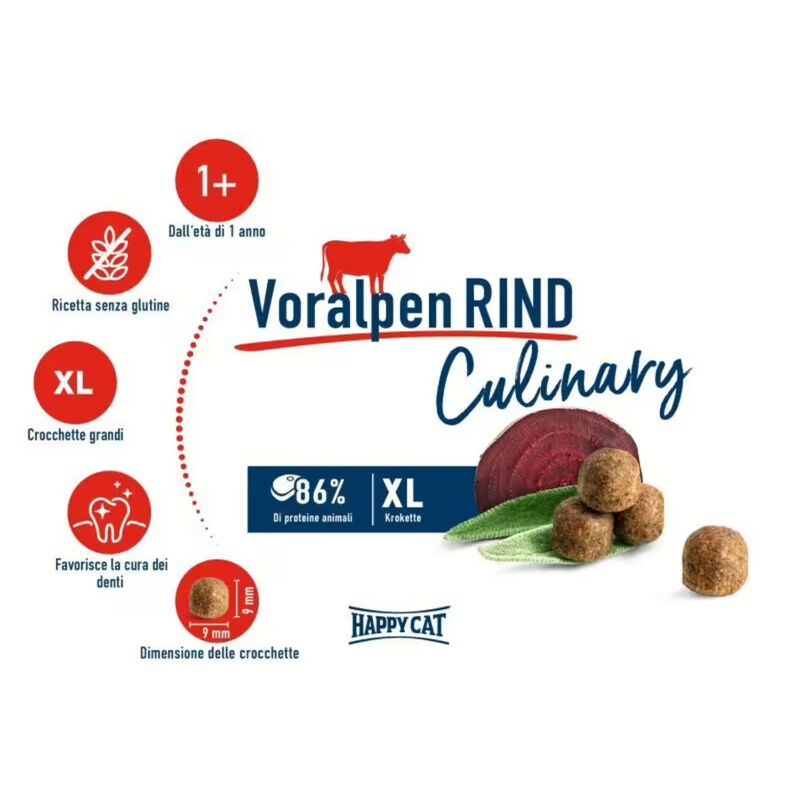 Happy Cat Culinary Adult Bavarian con Manzo 1,3 kg