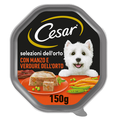 Cesar Dog Selezioni dell'Orto con Manzo e verdure 150 gr