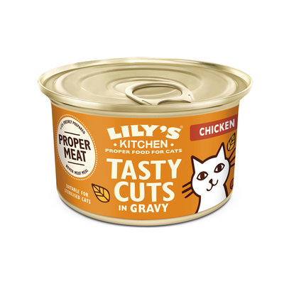Lily's Kitchen Cat Adult Tasty Cuts Chicken bocconi di Pollo 85 gr