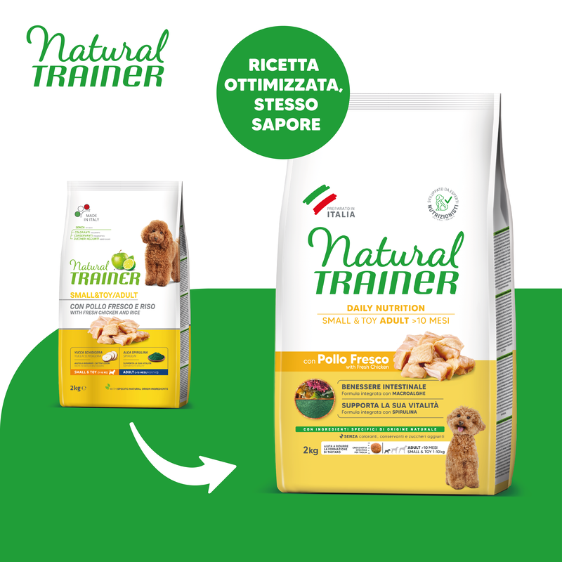 Natural Trainer Dog Adult Mini Pollo 2 kg