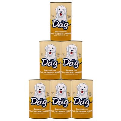 Dag Dog Adult All Breeds Pollo tacchino e verdure 1240 gr