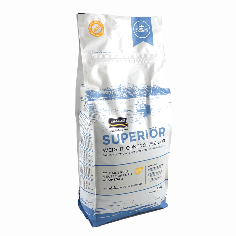 Fish4dogs Superior Dog Senior Weight Control S 6 kg