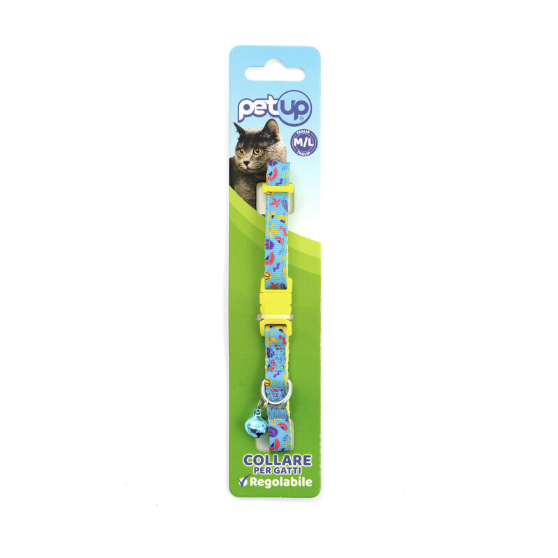 Petup Collare Gatto 10mm Mix Verde