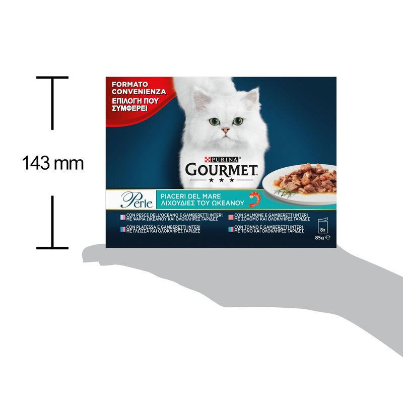 Gourmet Perle Cat Adult Piaceri del Mare 8 x 85 gr