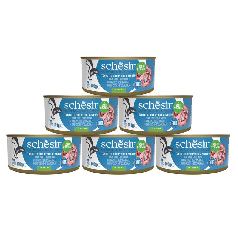 Schesir Cat Jelly Tonnetto con Pesce Azzurro 140g