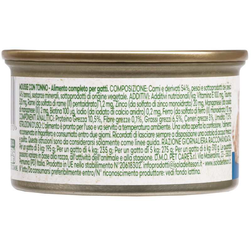 Naturalpet Cat Adult Mousse Tonno 85gr