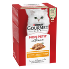 Gourmet Mon Petit Cat Adult con Anatra, Pollo, Tacchino 6x50 gr