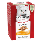 Gourmet Mon Petit Cat Adult con Anatra, Pollo, Tacchino 6x50 gr image number 0